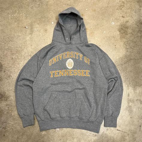 Vintage Vintage 90s University of Tennessee hoodie grey | Grailed