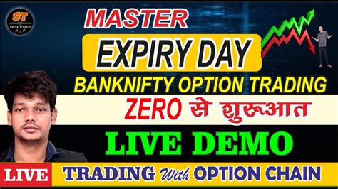 Expiry Day Option Trading Live Trading Options Trading For