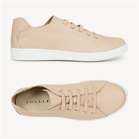 Tênis de Couro Nude Loulle Shoes