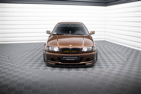 Front Splitter V For Bmw E Mpack Coupe Gloss Black Our Offer