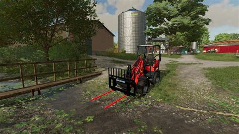 Blue Diamond Bale Forks V11 Fs25 Fs22 Mod