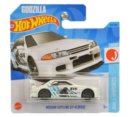 Hot Wheels Godzilla Nissan Skyline Gtr Gt R R Kurze Karte Jdm