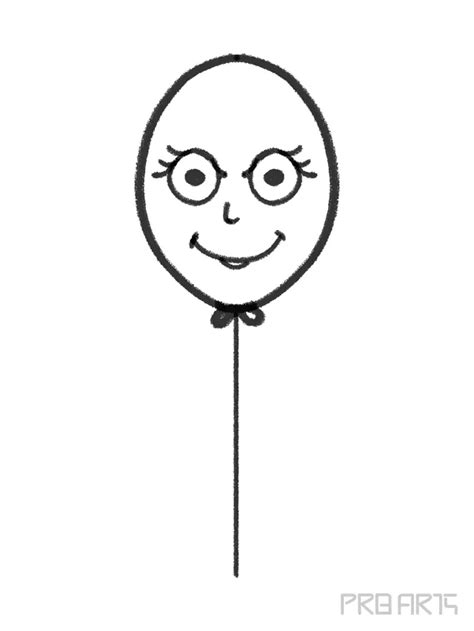 How to Draw A Balloon - Easy Drawing for Kids - PRB ARTS