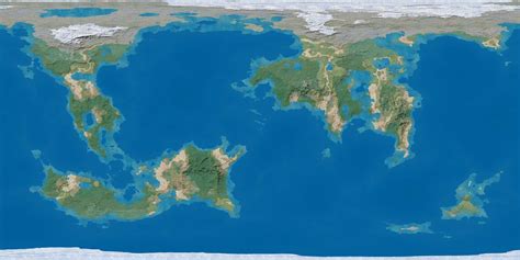 Prehistoric Map Of Earth - Real Map