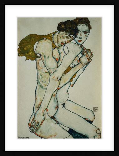 Male Nude In Profile Facing Right Posters Prints By Egon Schiele