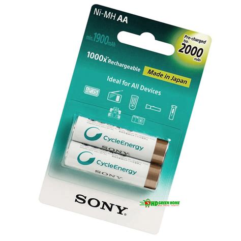 Sony Cycle Energy AA Rechargeable Battery 2000mAh Ni MH 2 Pcs Daraz