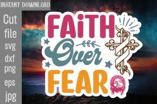 Faith Over Fear Svg Cut File Graphic By Simacrafts Creative Fabrica