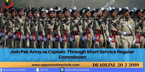 Join Pak Army As Captain Through Short Service Regular Commission