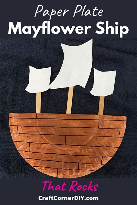 Printable Mayflower Craft