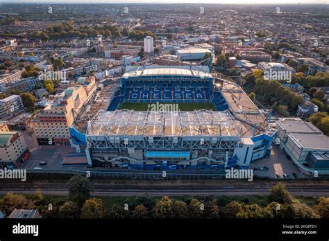 Stamford Bridge Stadium Heimstadion Des Chelsea Football Club Ein Blick