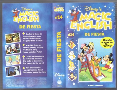 Carátula De Vhs Disneys Magic English Número Comprar Guías