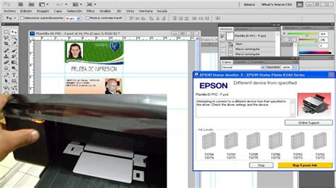 Epson L800 Impresion De Tarjetas Pvc EPSON ID Card Printing YouTube