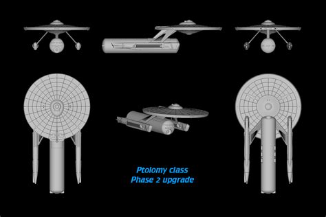 Free Stl File Phase Ii Enterprise And Additional Constitution Class Variants Star Trek Starship