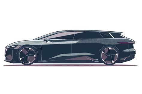 Futuristic electric car concept design | Premium AI-generated vector