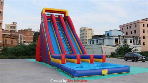 10m High Giant Inflatable Water Slide For Adults From China Inflatable Factory Youtube