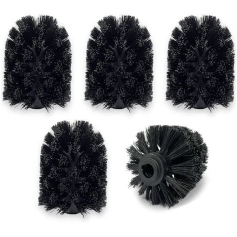 5 Pack Remplacement Tête De Brosse Wc Tête De Rechange Pour Brosse Wc