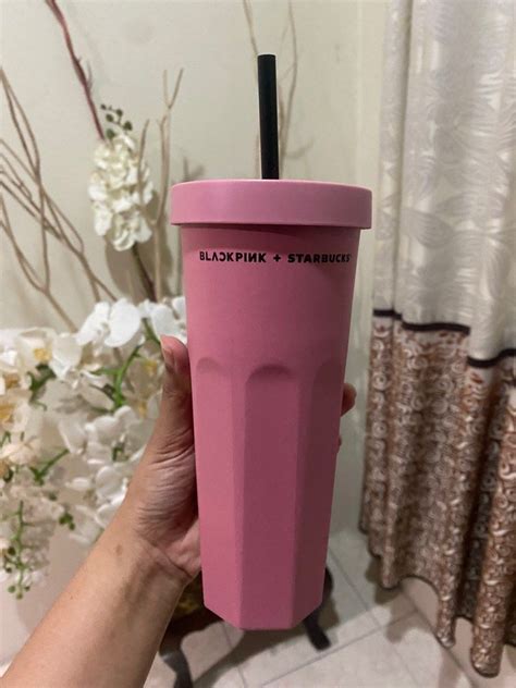 Blackpink X Starbucks Cold Cup Furniture Home Living Kitchenware