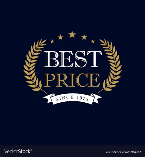 Best price logo Royalty Free Vector Image - VectorStock