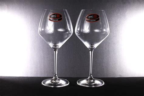 Riedel Pinot Noir Wine Glasses Set Of 2 Large Red Wine Glasses Ebay