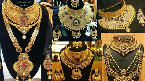 Bridal Gold Necklace Designs Catalogue