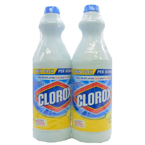 Clorox Liquid Bleach Twin Pack Lemon Fresh Groceries Delivery Redtick