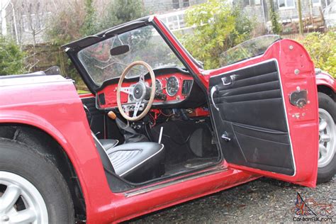 Classic British Sports Car Triumph Tr Cc Rhd Vgc Red