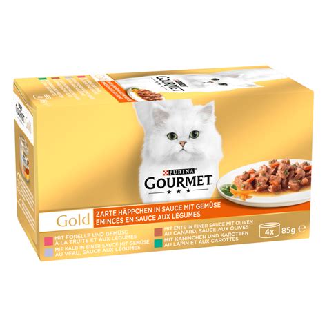 Gourmet Gold Zarte H Ppchen In Sauce Mit Gem Se Purina