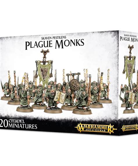 Warhammer Age Of Sigmar Skaven Pestilens Plague Monks Discount