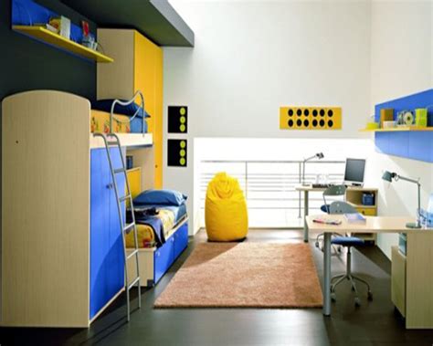 16 Joyful Childs Room Designs With Blue And Yellow Tones