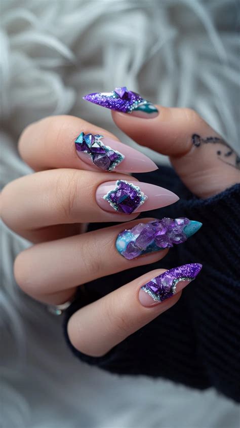 Gorgeous Geode Nail Art Designs To Gem Up Your Nails