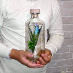 Домашний декор. Бабочка в бутылке (Часть 1)