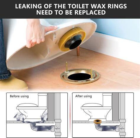 Boeemi Toilet Flanges And Wax Rings For Toilets With Extended Flanges