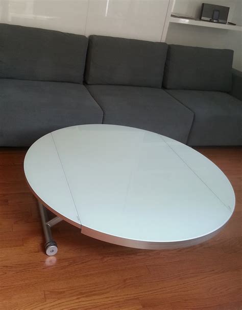 Lifting Round Coffee-Dining Table | Expand Furniture