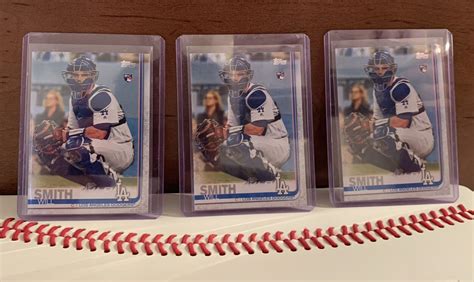 2019 Topps Update Will Smith Lot Of Three 3x Rookie RC US199 Dodgers