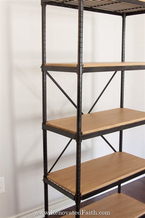 diy industrial shelves wire shelving hack (29 of 34) - Renovated Faith