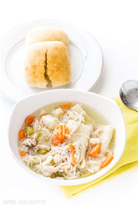 Instant Pot Chicken Soup Recipe With Whole Chicken April Golightly