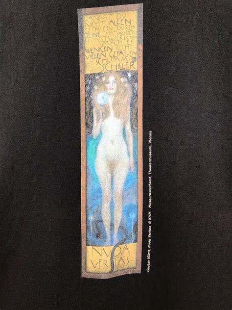 Vintage Gustav Klimt Nuda Veritas Naked Truth T Shi Gem