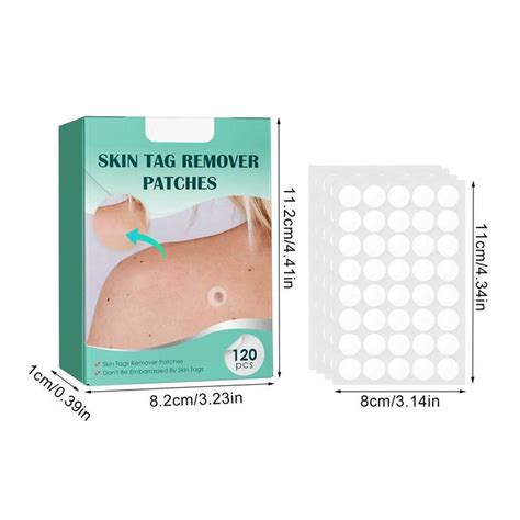 Skin Tags Removal Patches 120PCS Box Gentle Wart Verruca Removal Skin