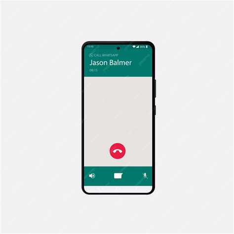 Premium Vector | Template interface Whatsapp on your phone smartphone