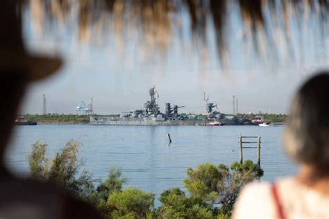 Battleship Texas safely arrives in Galveston for repairs | Texas Standard