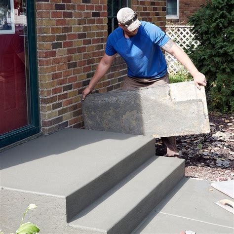 How To Build Cement Steps Cement Steps Concrete Stairs Concrete Steps