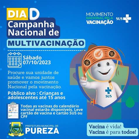 Prefeitura De Pureza Dia D De MultivacinaÇÃo