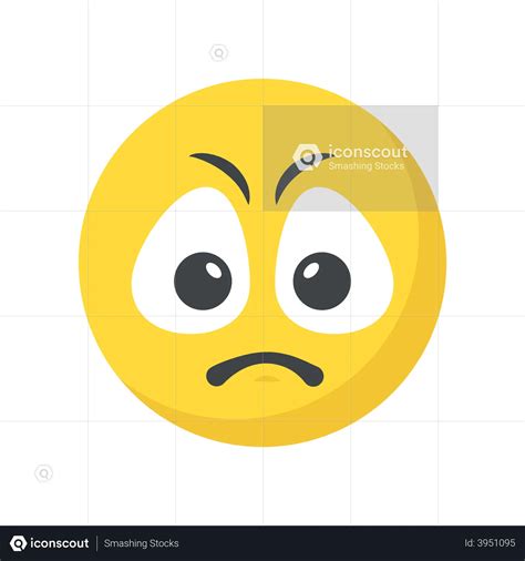Frowning Emoji Emoji Animated Icon download in JSON, LOTTIE or MP4 format