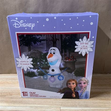 Gemmy Holiday New Ft Stand Up Olaf Airblown Disney Frozen