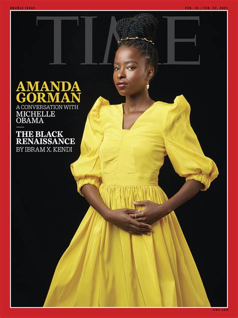 Time magazine reveals The Black Renaissance issue cover: Amanda Gorman ...