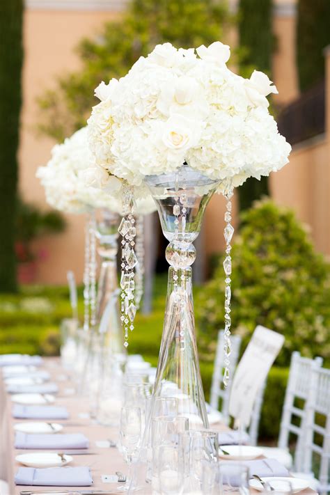 White Floral Centerpieces