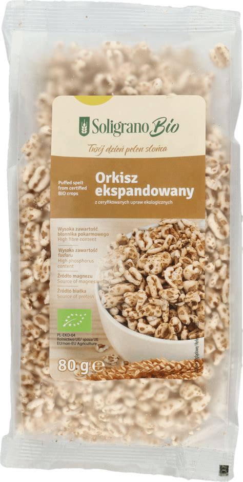 SOLIGRANO BIO Orkisz Ekspandowany 80 G Drogeria Rossmann Pl