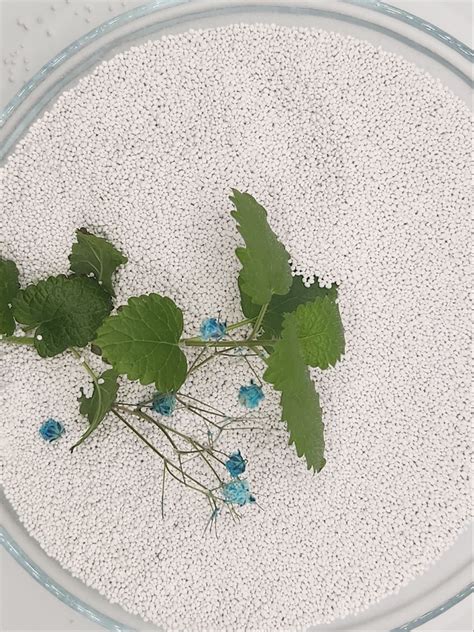 Силикагель для флористики влагоемкий 1-2 мм гранулы белого цвета ...