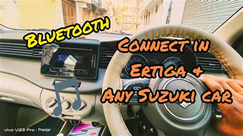 connect bluetooth  ertiga   suzuki car
