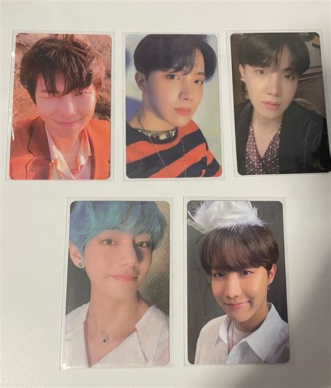 Wts Lfb Bts Photocards Taehyung V Namjoon Rm Jhope Hoseok Love